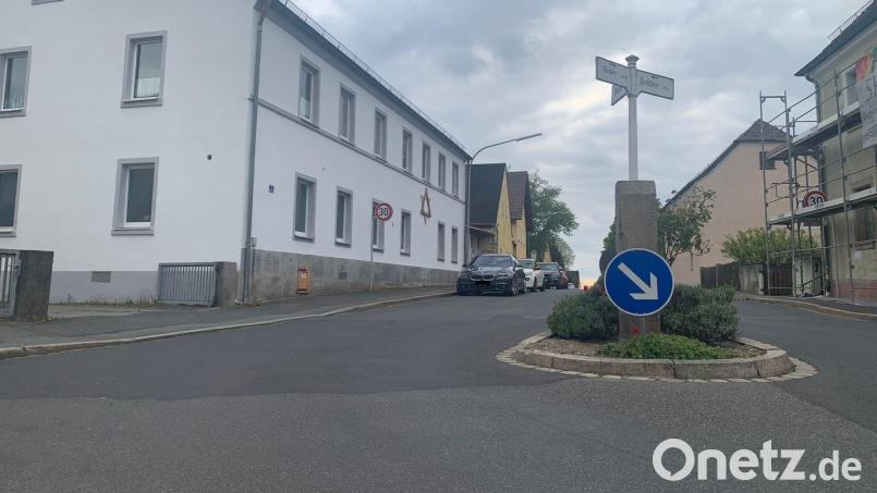 Die &quot;Dorfmitte&quot; Neunkirchens wird sich noch heuer gravierend verändern. Bild: mte
