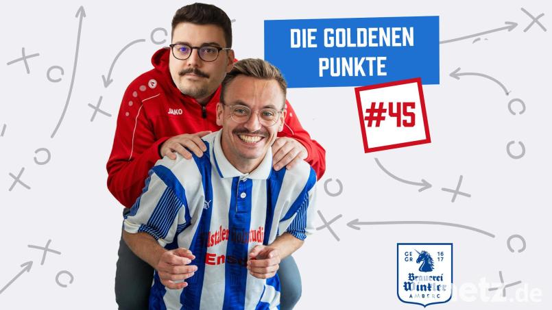 Böhmi is back! Weil Faktenschecki im Urlaub ist, lässt Tracer (mit Brille und Schnauzer) mit Sebastian Böhm (mit Brille und Schnauzer) das Wochenende des Oberpfälzer Amateurfußballs Revue passieren. Es war einiges los. Bild: Gube, Marina