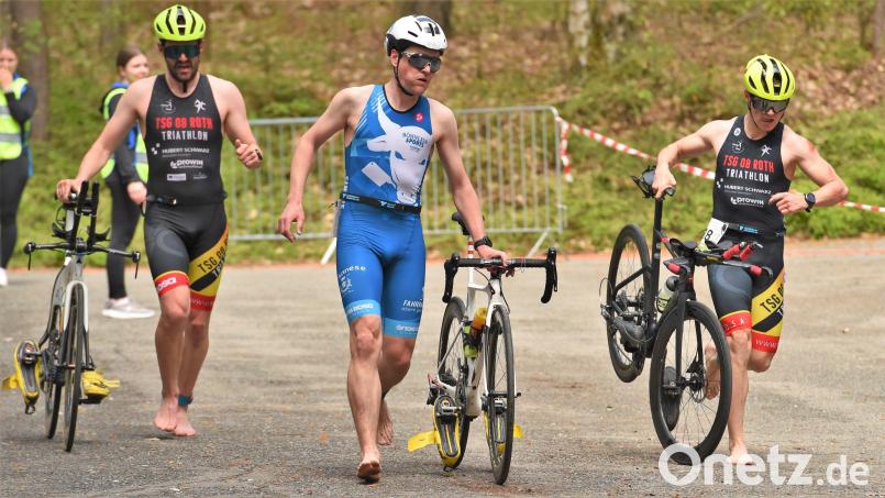 Beim Weidener Triathlon wird es auch um schnelle Zeiten bei den Wechseln gehen. Archivbild: G. Büttner