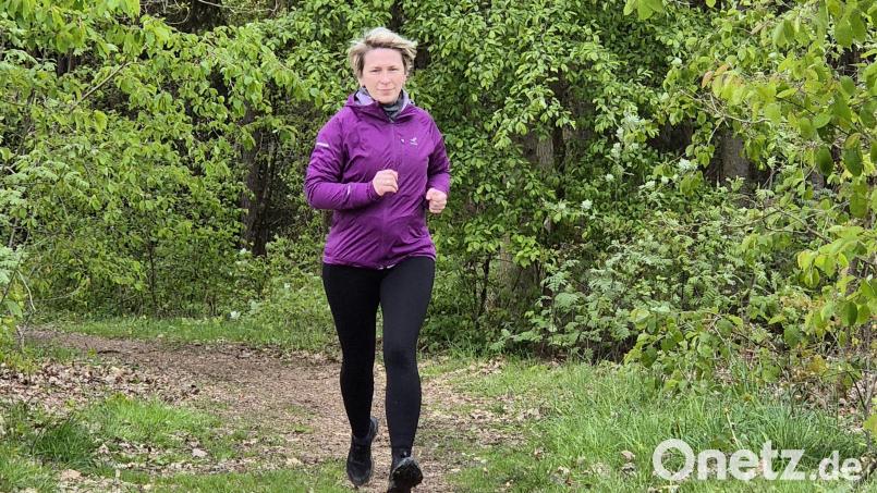 Alexandra Wildenauer absolvierte ihre Trainingseinheiten am liebsten auf Waldwegen in der Nähe von Altenstadt/WN. Bild: Lowak
