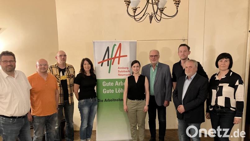 Der neu gewählte Vorstand der AG für Arbeit (von links): Johannes Foitzik, Holger Joschko, Andre Oettel, Marianne König, Landesvorsitzende Katharina Räth, Karl-Heinz-König, Jörg Jäger, Albert Lukas und Karin Zaschka. Bild: Reinhold Strobl/exb