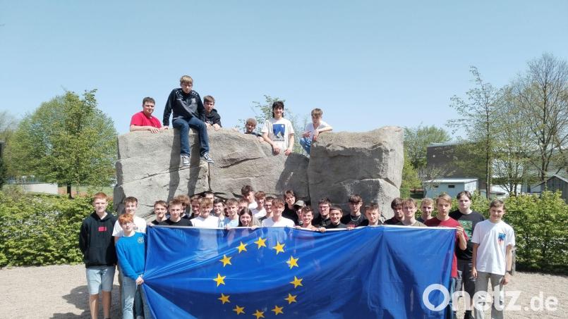 An der Realschule im Stiftland gab es einen EU-Tag. Bild: Realschule im Stiftland/exb