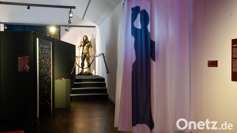Die&quot;berühmte Duschszene aus &quot;Psycho&quot; im Stadtmuseum Amberg: Hier läuft gerade die Sonderausstellung &quot;Film ab! Amberger Kinogeschichte(n)&quot;. Archivbild: Petra Hartl