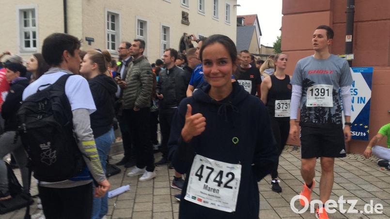 Maren Schönhofen ist im Ziel angekommen und zufrieden. Bild: Hohlheimer
