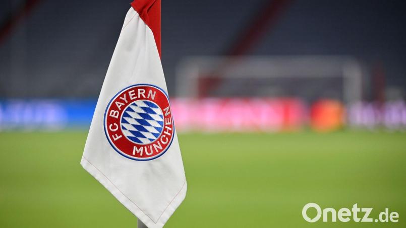 Das Vereinswappen des FC Bayern München auf einer Eckfahne. Bild: Sven Hoppe/dpa/Symbolbild