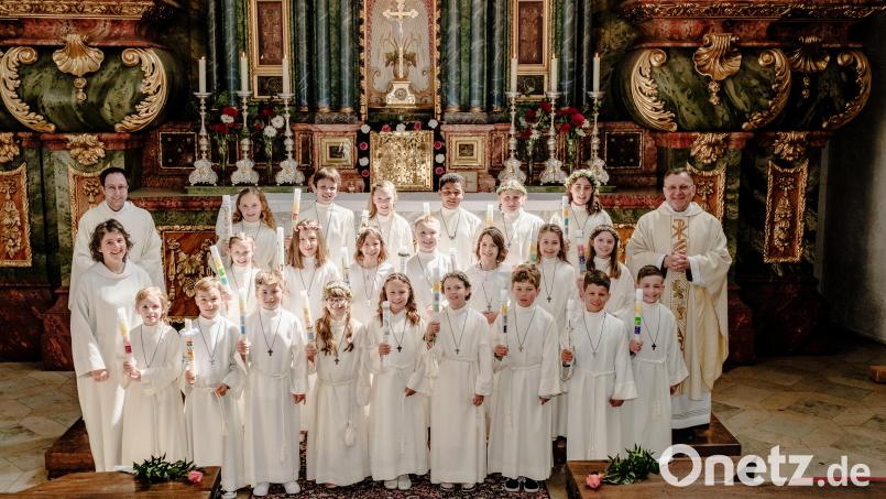 24 Kinder haben in St. Georg Amberg Erstkommunion gefeiert. Bild: G.J.S Photographie/exb