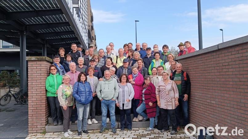 Die Mitglieder des Püchersreuther Waldvereins reisten nach in Amsterdam. Bild: Frieda Mois/exb