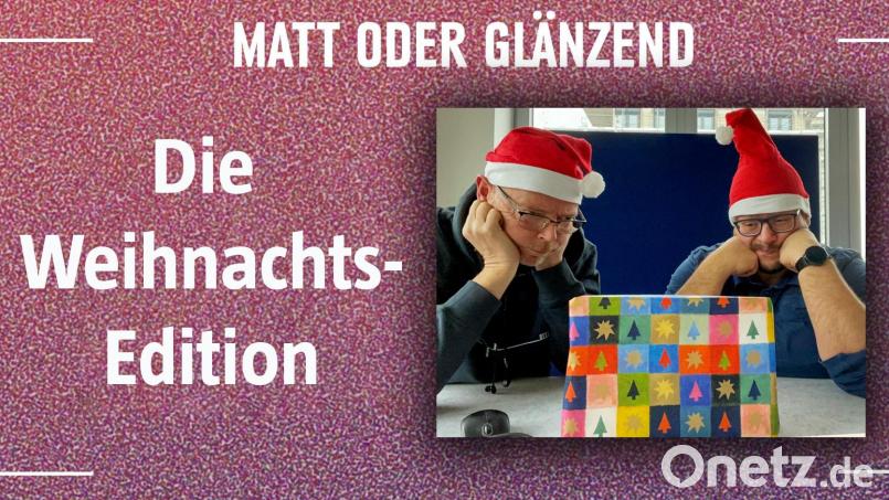 Alexander Unger und Peter Müller blicken in der Weihnachts-Edition auf das Jahr zurück. Bild: Alexander Unger