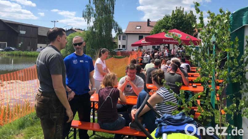 Das Familien- und Vatertagsfest in Letzau war gut besucht. Bild: Kathrin Forster/exb