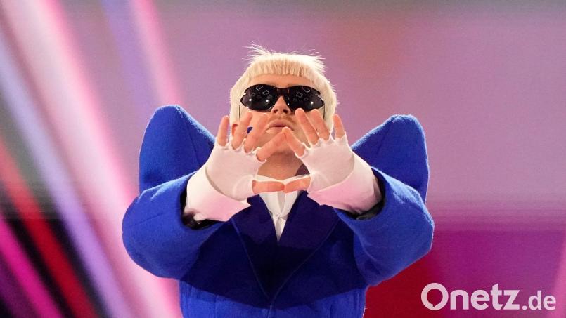 Joost Klein bei der Generalprobe für das ESC-Finale. Bild: Martin Meissner/AP/dpa