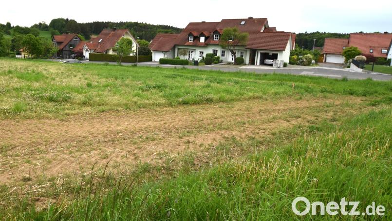 Auf der Grünfläche in der Flurstraße, gegenüber der Bebauung in Mottenbaum II, entsteht in Illschwang ein neues Baugebiet mit einer Fläche von rund 1800 Quadratmetern für zwei Parzellen. Bild: no