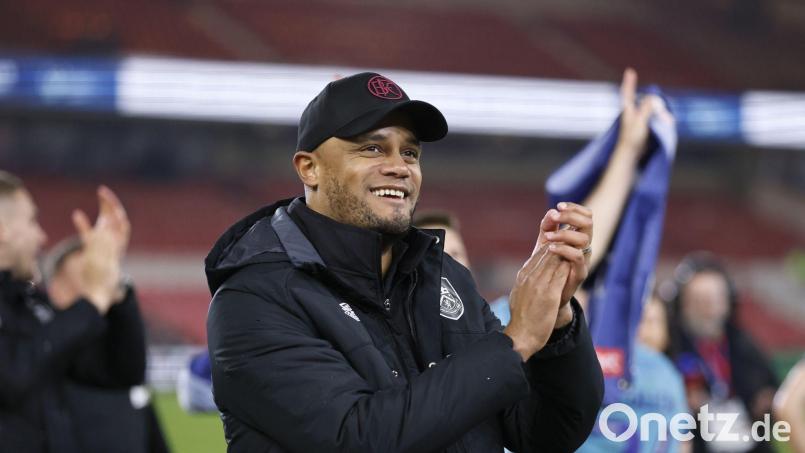 Burnley-Trainer Vincent Kompany steht wohl vor einem Wechsel zum FC Bayern. Bild: Richard Sellers/PA Wire/dpa