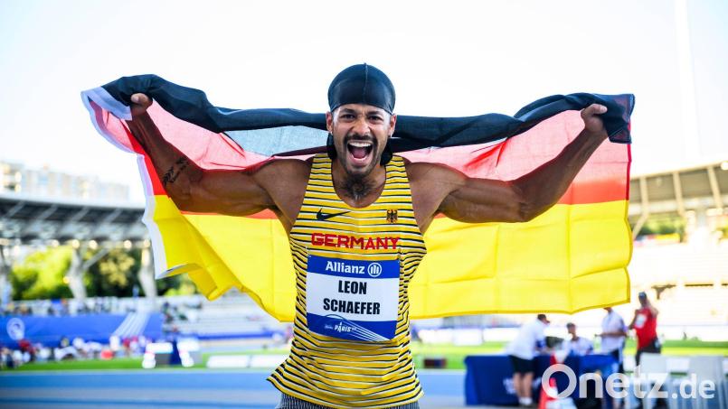 Gewann bei der Para-WM Gold üebr 100 Meter: Leon Schäfer. Bild: Tom Weller/Förderverein Para Leichtathletik/dpa