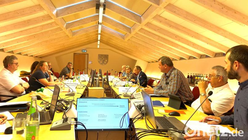 Die Mitglieder des neu gegründeten Schwandorfer Klimabeirats diskutieren angeregt, welche Umweltschutzmaßnahmen in der Großen Kreisstadt
umsetzbar sind. Bild: Andreas Feller/exb