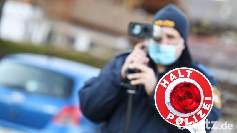 Zahlreiche Raser hat die Polizei am Freitag bei Schirnding erwischt. Bild: Angelika Warmuth/dpa/Symbolbild
