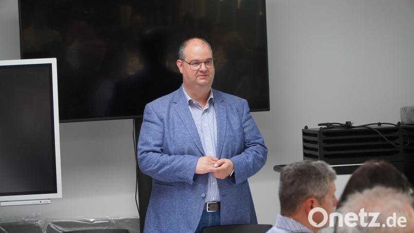 Der wiedergewählte Vorsitzende Christian Paulus der Mittelstandsunion im Kreisverband Schwandorf. Bild: Josef Schönhammer/exb