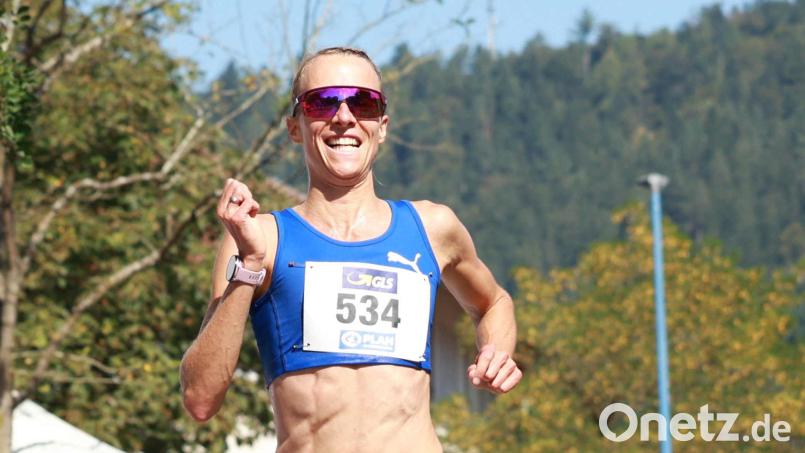 Domenika Mayer aus Neukirchen startet bei der EM in Rom über die Halbmarathonstrecke. Bild: Theo Kiefner