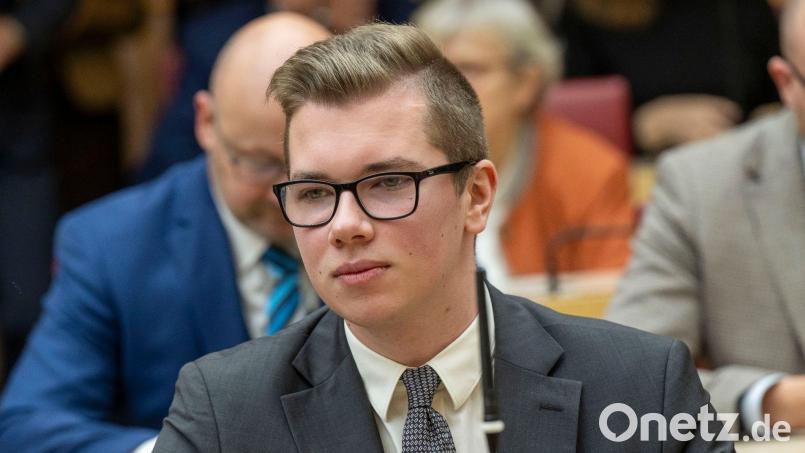 Der AfD-Landtagsabgeordnete Daniel Halemba. Bild: Peter Kneffel/dpa/Archivbild