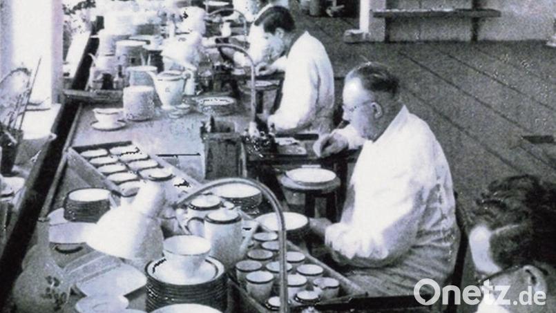 Auch die Porzellanfabrik Tirschenreuth ist in Richard Berndts Film von 1974 zu sehen. Das Unternehmen musste 1994 nach 156 Jahren schließen. Bild: Archiv Pozellanfabrik Tirschenreuth
