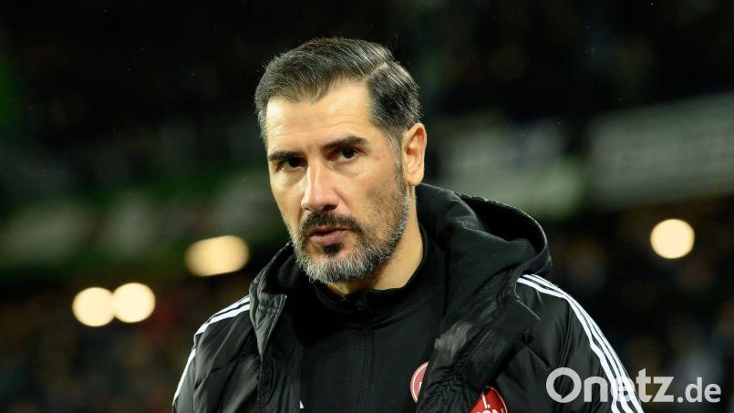 Trainer Cristian Fiél verlässt den 1. FC Nürnberg. Bild: dpa