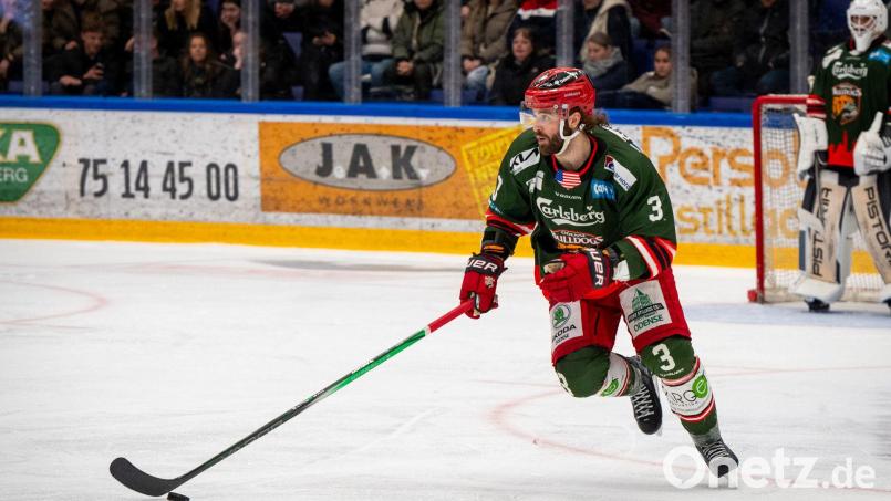 Tommy Muck verteidigt künftig für die Blue Devils Weiden. Bild: Odense Bulldogs