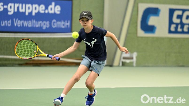 Paul Schopper vom TC Amberg am Schanzl beim Schanzl-Conrad-Jugend Cup 2024. Bild: Hubert Ziegler