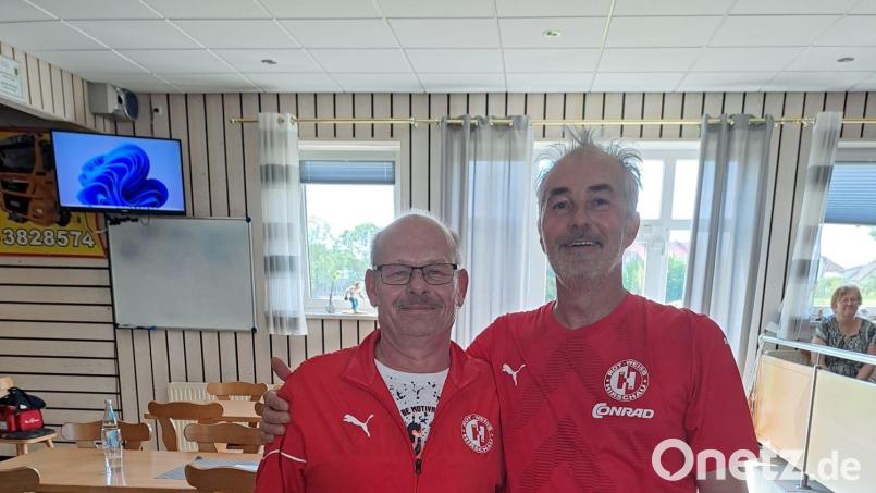 Jürgen Wenzl (links) und Jens Paukstadt wollen zur deutschen Meisterschaft.. Bild: exb