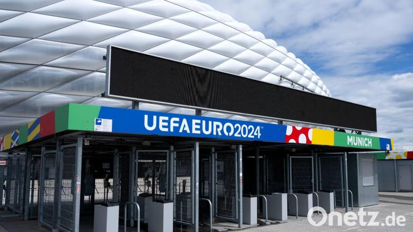 Am 14.06.2024 findet in München das Eröffnungsspiel der Fußball-Europameisterschaft statt. Bild: Sven Hoppe/dpa