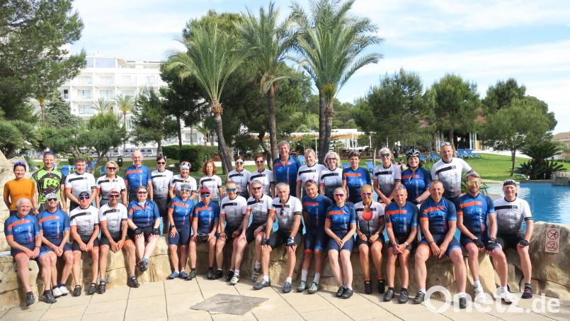 Traumhafte Tagen verbringen 35 Radlerinnen und Radler im Trainingslager auf Mallorca in Can Picafort. Bild: Radlbeck/exb