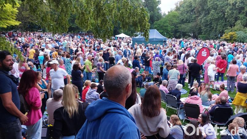 &quot;I dolci Signori&quot; sind bei den Sommerserenaden in Weiden ein Publikumsmagnet. Am 14. August setzen sie wieder den Schlusspunkt und sorgen für einen vollen Max-Reger-Park. Archivbild: Kunz