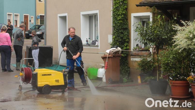 Hahnbach am Tag nach der Flut. Bild: Wolfgang Steinbacher