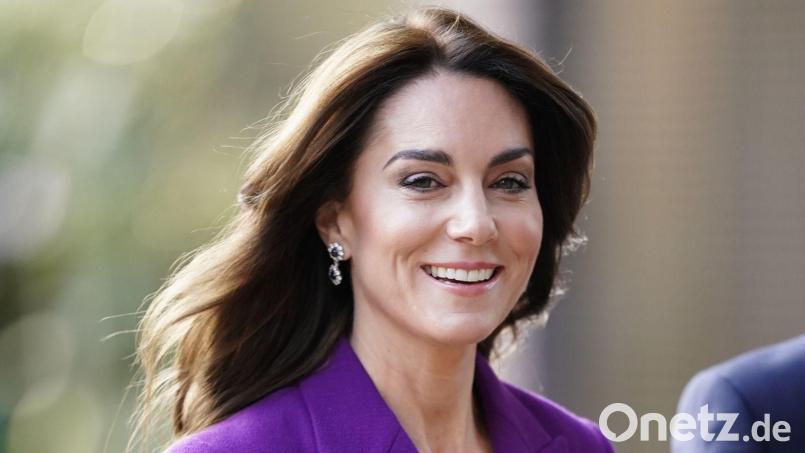 Prinzessin Kate wird an der Geburstagsparade ihres Schwiegervaters am Samstag teilnehmen. Bild: Aaron Chown/PA Wire/dpa