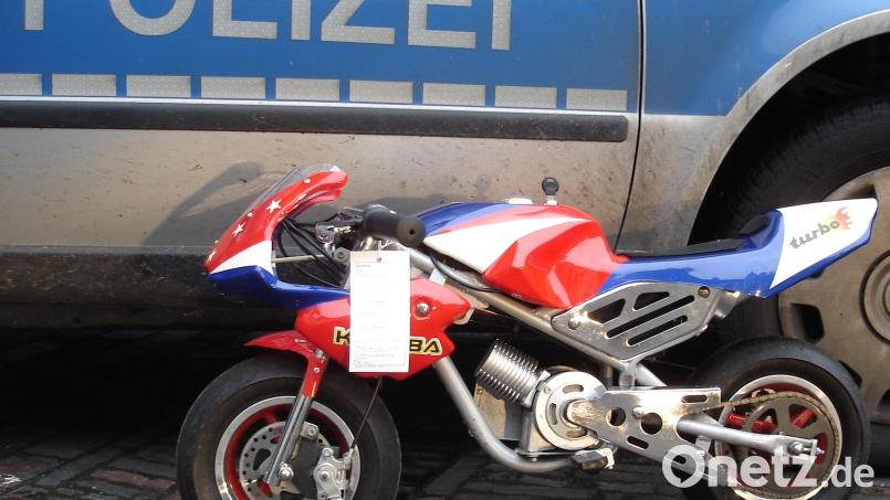 Mit einem Pocketbike verunglückte am Wochenende ein Mann in Grafenwöhr. Symbolbild: Polizei