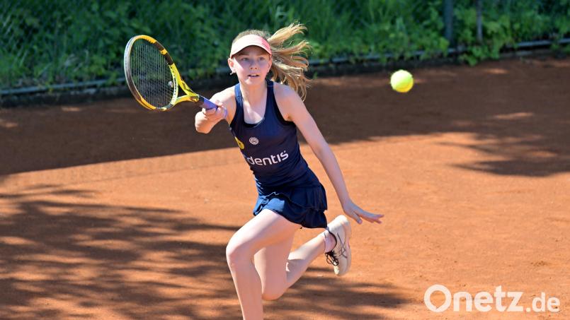 Ida Schopper vom TC Amberg am Schanzl verlor im Match-Tiebreak. Bild: Hubert Ziegler