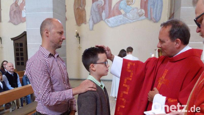 Ein großer Tag für insgesamt 59 Kinder: die Firmung in der Dreifaltigkeitskirche. Bild: Matthias Baldauf/exb