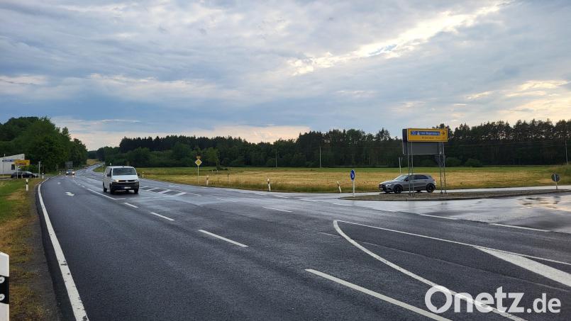 Beim Engelmannsholz an der B15 bei Tirschenreuth soll ein Fertighaus-Werk der Ziegler-Group entstehen. Auch die Greenpeace-Gruppen aus Weiden, Bayreuth und München stemmen sich gegen das Vorhaben. Archivbild: rti