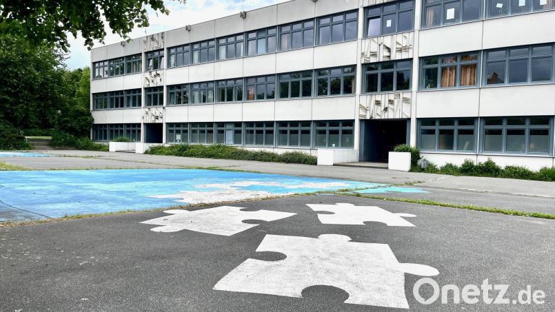 Der 8000 Quadratmeter große Pausenhof der Hans- und Sophie-Scholl-Realschulen wird mit einem Neubau kleiner werden. Bild: Gabi Schönberger
