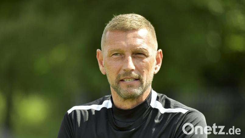 Der FC Amberg, im Bild Trainer Andreas Scheler, bestreitet sein erstes Testspiel gegen den SV Mitterteich. Bild: Hubert Ziegler