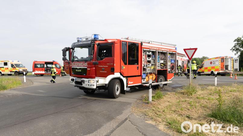 Auf der B299 kam es am Donnerstagabend zwischen Premenreuth und Reuth bei Erbendorf zu einem Unfall. Bild: rw