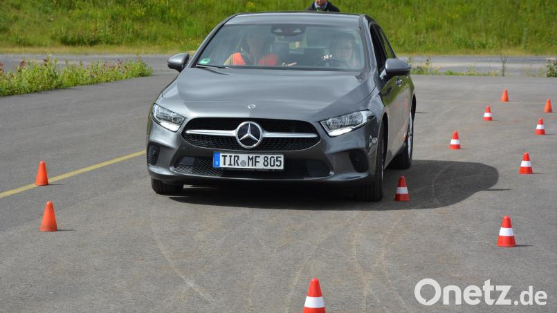 Fahren durch eine sich immer mehr verengende Engstelle. Bild: jr