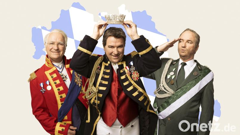 Wolfgang Krebs kommt nach Kastl und schlüpft in seine Paraderollen als Edmund Stoiber, Markus Söder und Hubert Aiwanger. Bild:  Bavaria first von suedpolmusic/exb