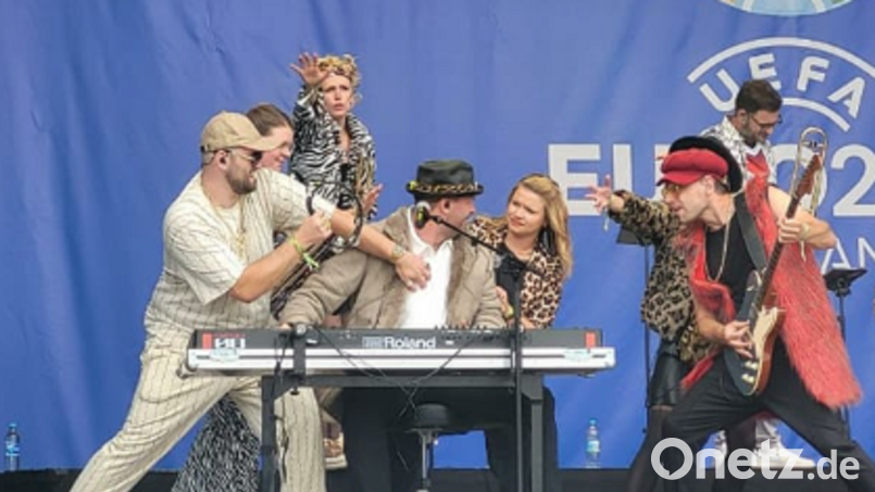 Die Funky Blues Rabbits waren am Sonntag, 23. Juni, Teil des Musikprogramms im Olympiapark in München. Bild: Funky Blues Rabbits