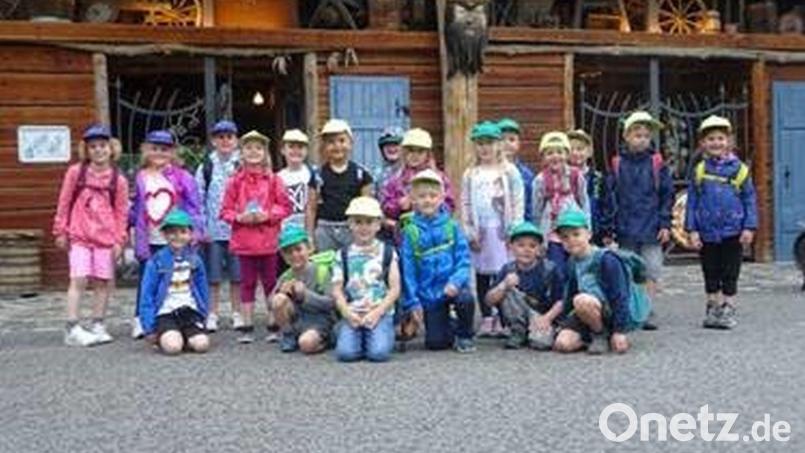 Einen ereignisreichen Tag verbrachten die Vorschulkinder im Freizeitpark Plohn. Bild: Gemeinde Kulmain/exb