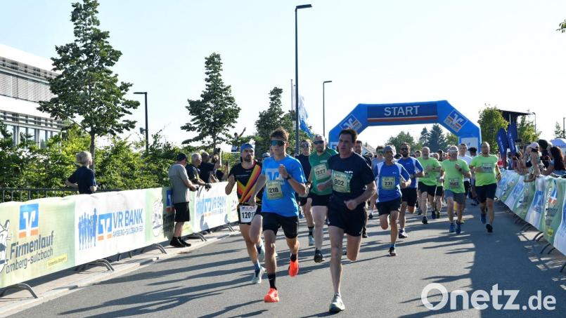 Am Firmenlauf Amberg-Sulzbach nahmen zahlreiche Sportler teil. Bild: Petra Hartl