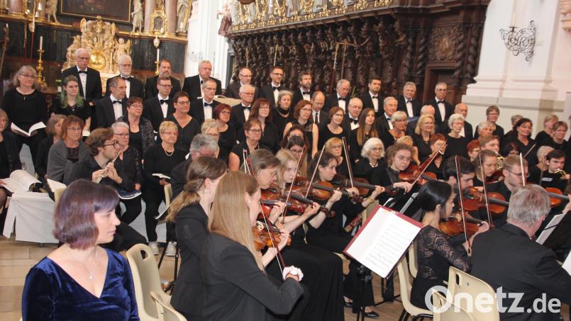 Die Liedertafel 1849 Eschenau und das Orchester &quot;Klang-Lust&quot; aus Fürth führten am Sonntag das Paulus-Oratorium in der Basilika auf. Bild: kro