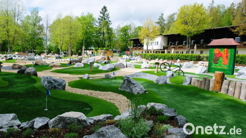 Der Abenteuer-Golfplatz am Rußweiher. Bild: do