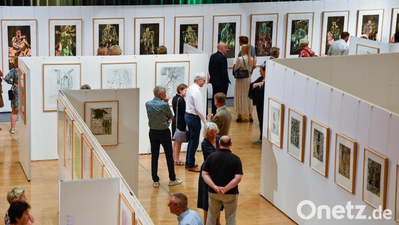 Die Ausstellung von Werken des Künstlers Georg Baselitz war sicher einer der Höhepunkte im Geschäftsjahr des ACC. Bild: Petra Hartl