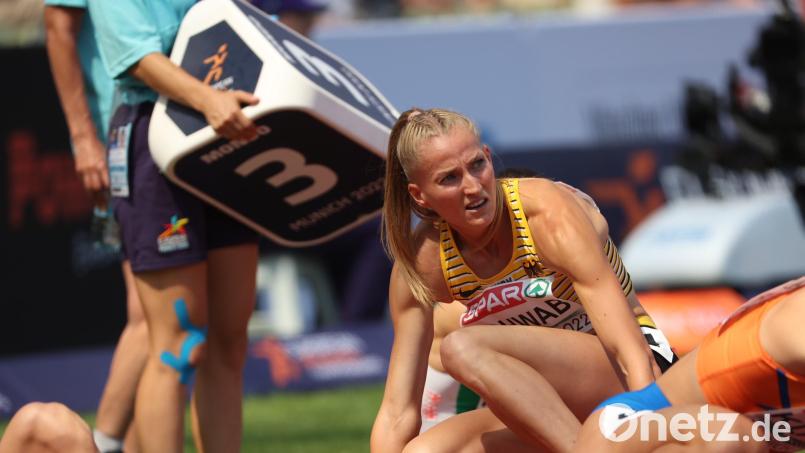Die dritte Corona-Infektion in diesem Jahr zwingt die 400-Meter-Sprinterin Corinna Schwab in die Knie. Archivbild: Kiefner
