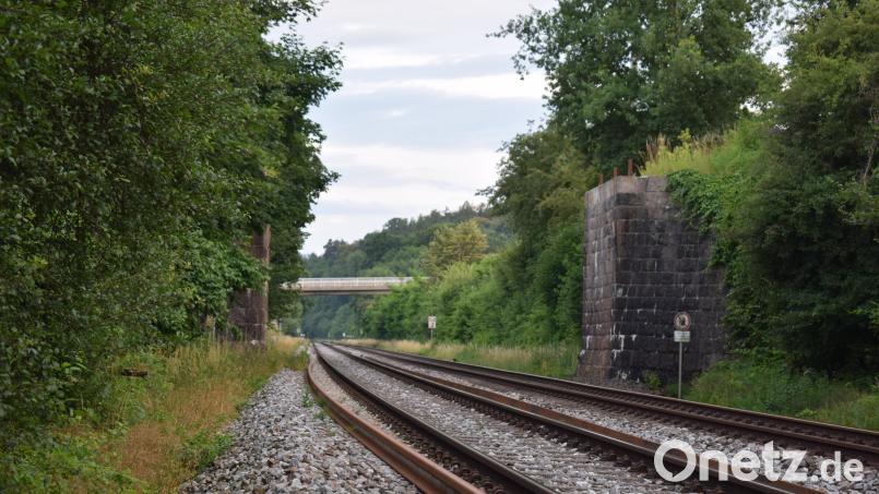 Von der alten Straßenüberführung in Iffelsdorf steht nur das Widerlager. Der Stadtrat steht nun vor der Entscheidung, ob und welche Brücke gebaut werden soll. Bild: bnr