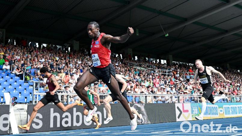 Sprinter Owen Ansah stellte einen Rekord auf. Bild: Sven Hoppe/dpa